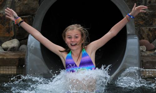 Waterslide at Old Town Hot Springs