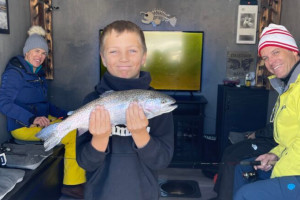 Steamboat Springs winter fishing - total kid fun