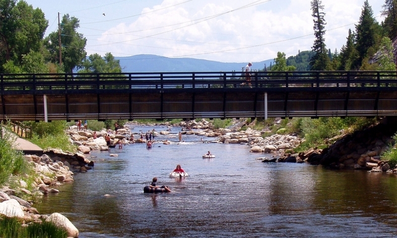 Tubing the Yampa River